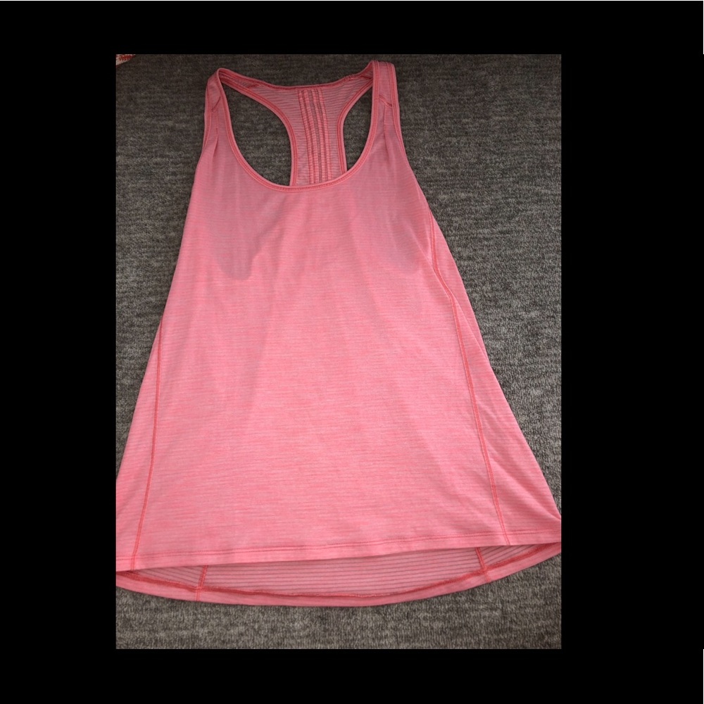 Pink lululemon tank